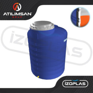 500 Litre Polietilen Dikey 3 Katmanlı Su Deposu