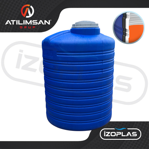 2000 Litre Polietilen Dikey 3 Katmanlı Su Deposu - Görsel 2