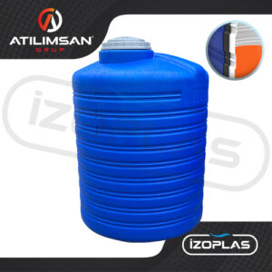 2000 Litre Polietilen Dikey 3 Katmanlı Su Deposu