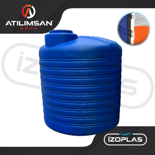 3000 Litre Polietilen Dikey 3 Katmanlı Su Deposu - Görsel 2