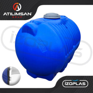 3000 Litre Polietilen Yatay 3 Katmanlı Su Deposu