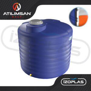 4000 Litre Polietilen Dikey 3 Katmanlı Su Deposu