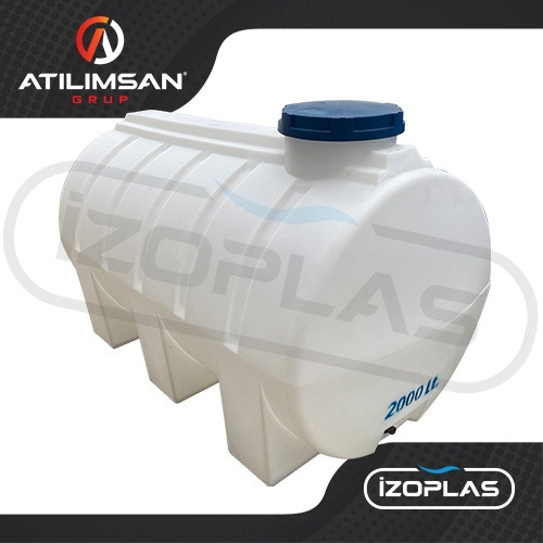 2 Ton Polietilen Yatay Su Deposu - Görsel 3