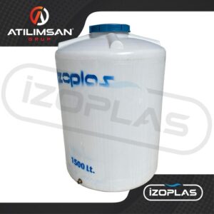 1500 Litre Polietilen Dikey Su Deposu