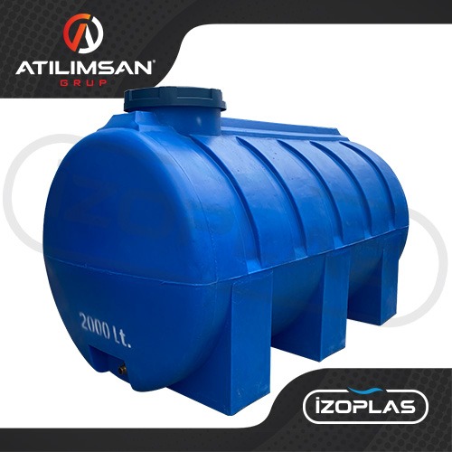 2 Ton Polietilen Yatay Su Deposu - Görsel 2