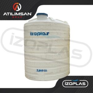 7 Ton Polietilen Dikey Su Deposu