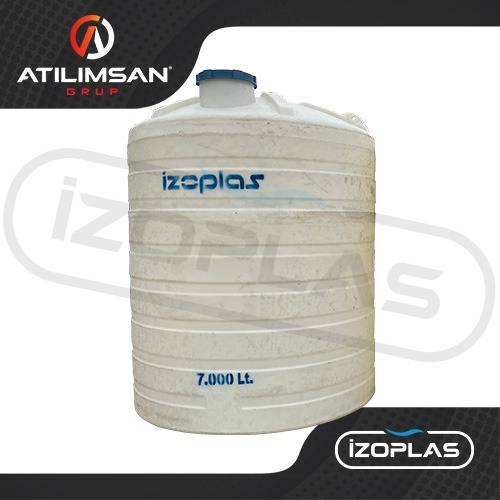 7 Ton Polietilen Dikey Su Deposu