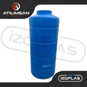 750 Litre Polietilen Dikey Su Deposu