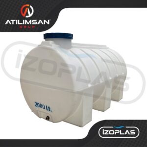 2 Ton Polietilen Yatay Su Deposu