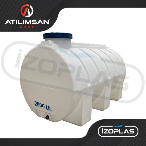 2 Ton Polietilen Yatay Su Deposu